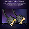 Кабель відео VGA кабель Ugreen 15-pin 1080p Male to Male Cable 3 m Black (VG101), фото 8