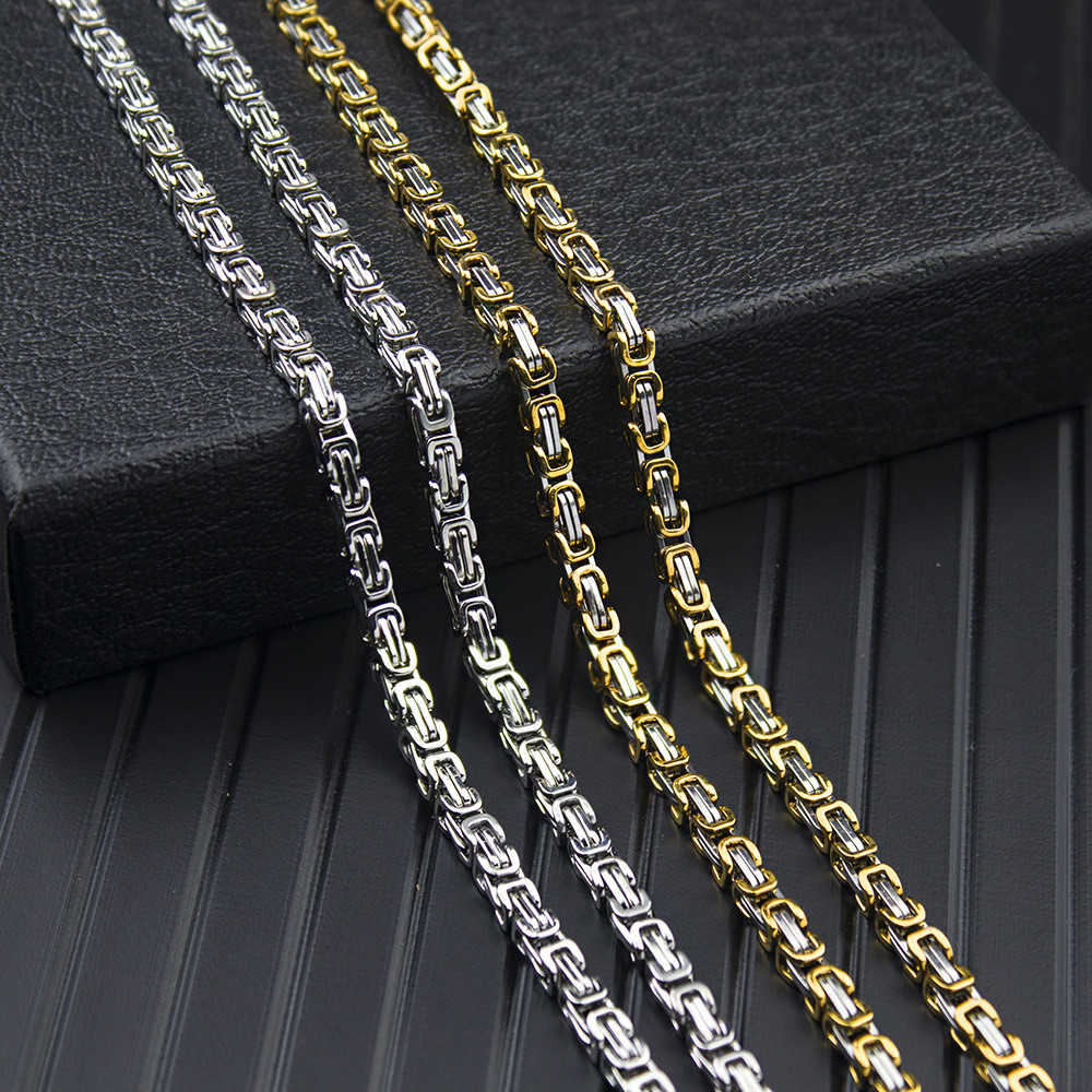 Цепочка мужская "Steel Rage", цвет gold+silver 63 см/4 мм купить за 650 ...