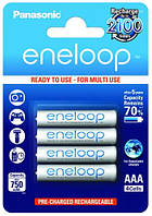 4шт акумулятор Panasonic Eneloop AAA 750 Mah