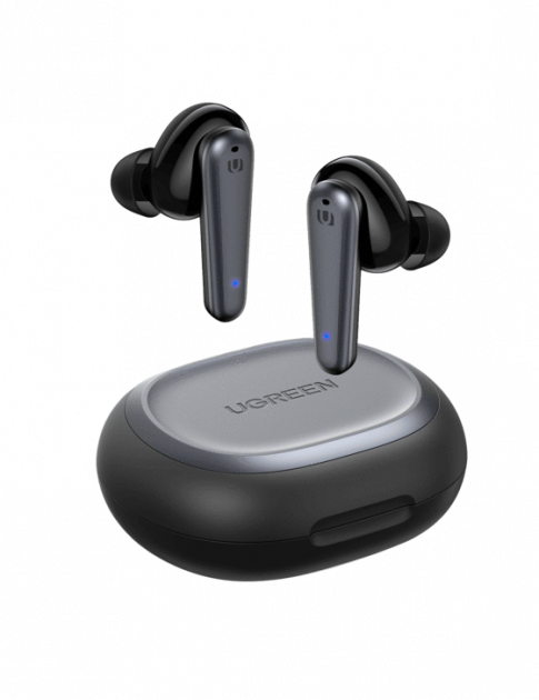 Bluetooth-навушники UGREEN T1 бездротові навушники HiTune Bluetooth 5.0 EQ Mode IPX5 Black (WS111)