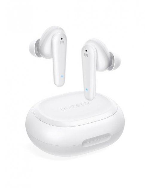 Bluetooth-навушники UGREEN T1 бездротові навушники HiTune Bluetooth 5.0 EQ Mode IPX5 White (WS111)