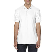 Футболка поло чоловіча Premium Cotton 223 Gildan біла 85800-000C (85800-000C-S (S) x 250037)