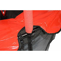 Дитячий батут Atleto 140 см з сіткою червоний New, фото 4