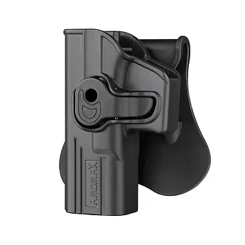 Кобура пластикова під ліву руку Amomax для Glock 19/22 AM-GAGL