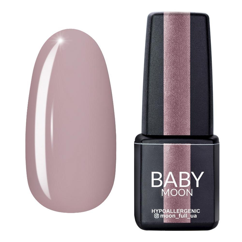 Гель-лак Baby Moon Lilac Train No021 блідий пурпурно-розовий, 6мл.