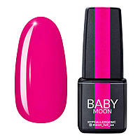 Гель-лак Baby Moon Dolce Rose No05 яскраво-розовий з оливковим відливом, 6мл.