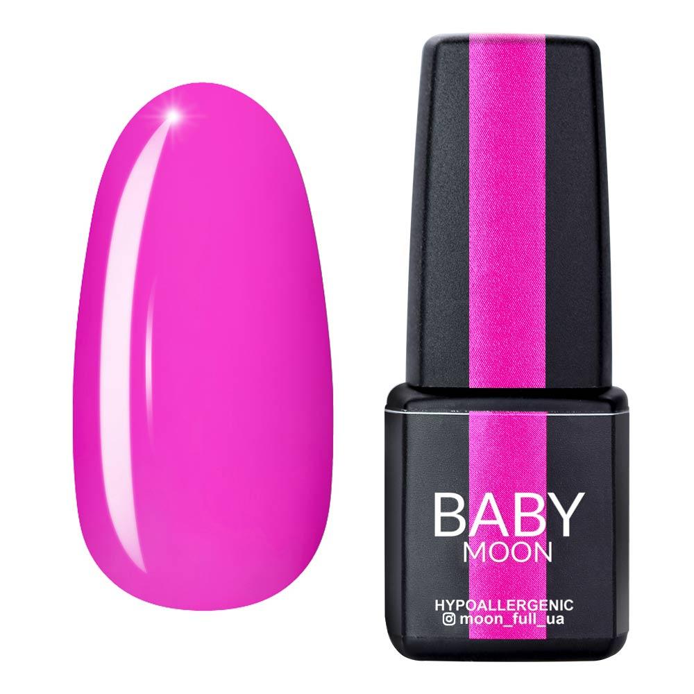 Гель-лак Baby Moon Dolce Rose No016 неоново рожевий, 6мл., фото 1