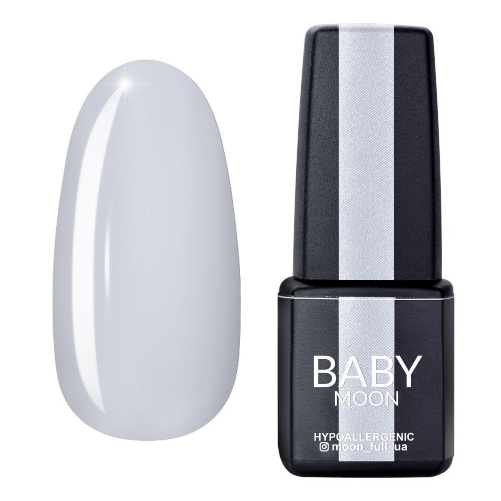 Гель-лак Baby Moon Midnight No001 білий, 6мл.