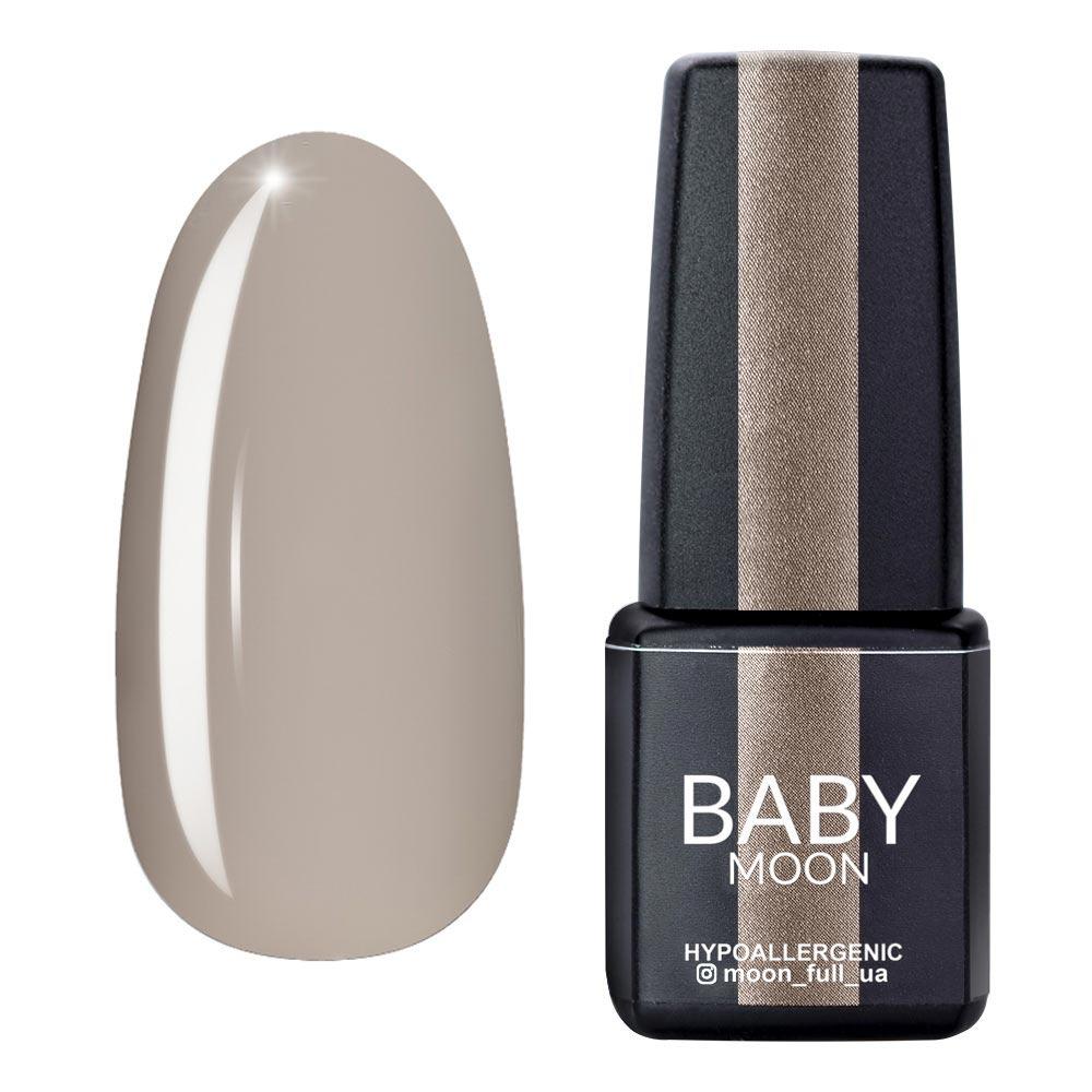 Гель-лак Baby Moon Midnight No005 латте з сірим підтоном, 6мл.