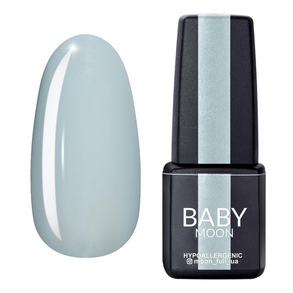 Гель-лак Baby Moon Cold Ocean No001 біло-блакитний, 6мл.