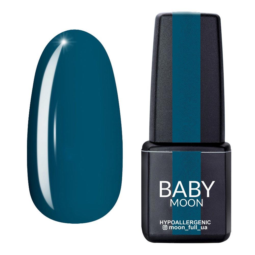 Гель-лак Baby Moon Cold Ocean No006 серо-зелений, 6мл.