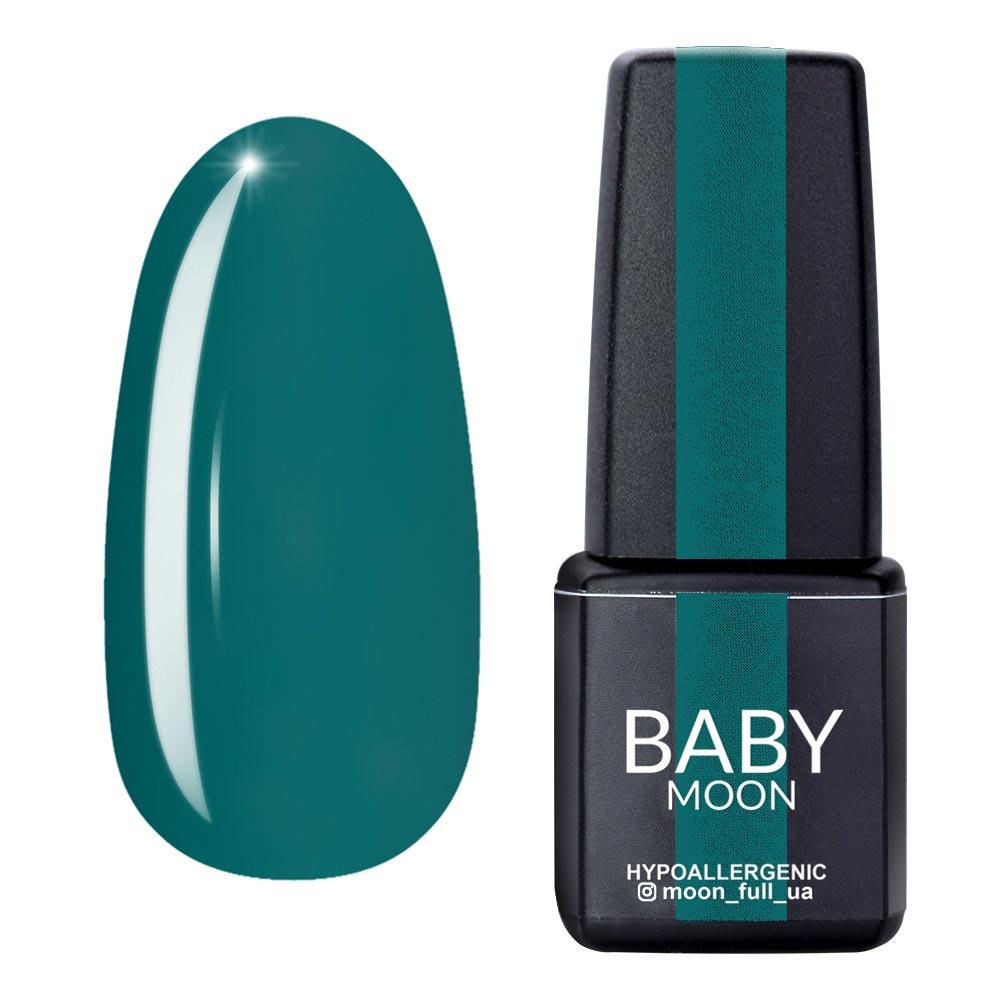 Гель-лак Baby Moon Cold Ocean No009 м'ятно-булюзовий, 6мл.