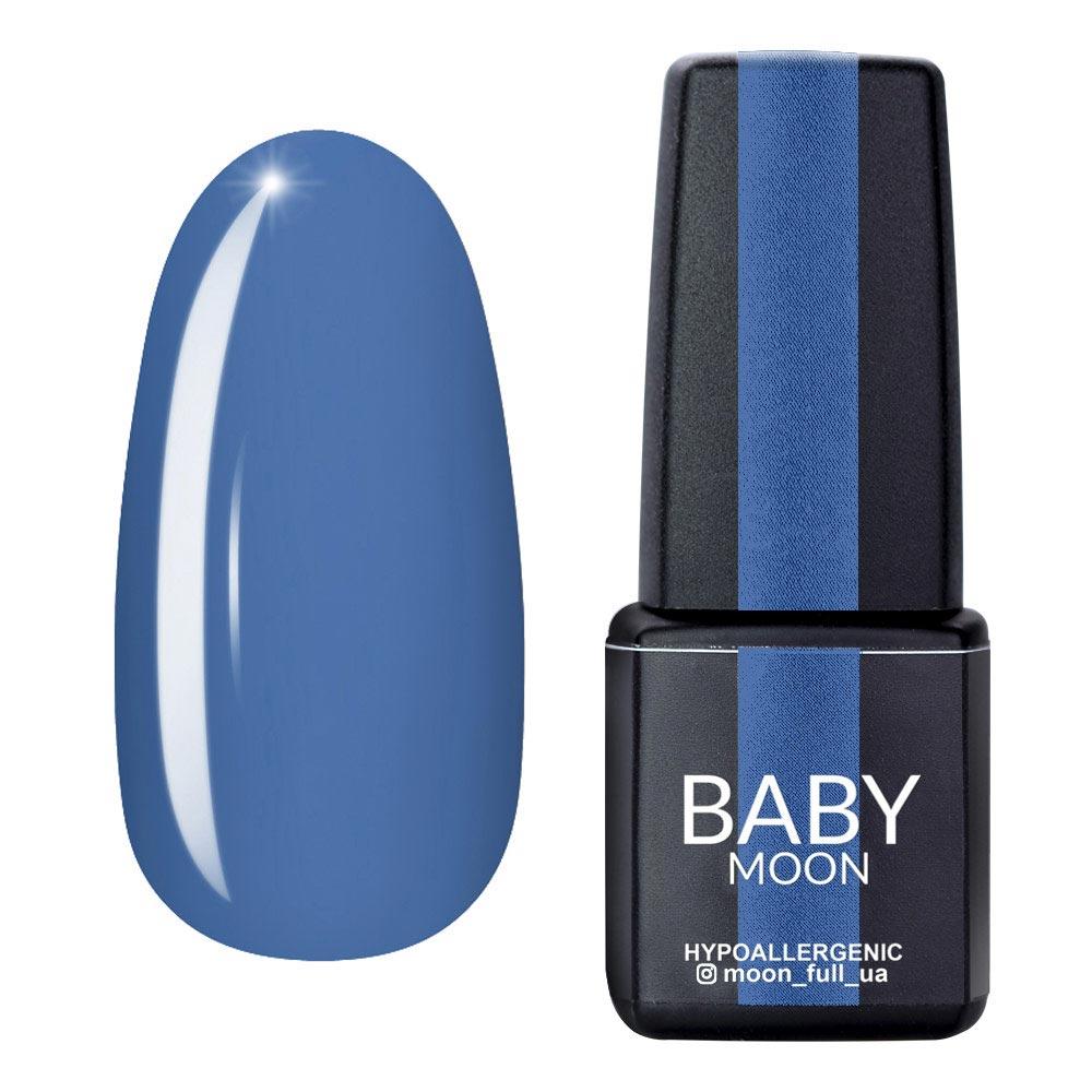 Гель-лак Baby Moon Cold Ocean No17 блакитний з сірим підтоном, 6мл.