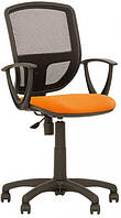 Комп'ютерне офісне крісло для персоналу Бетта Betta GTP Freestyle PL62 тканина OH-5/ZT-02 помаранчевий з чорним
