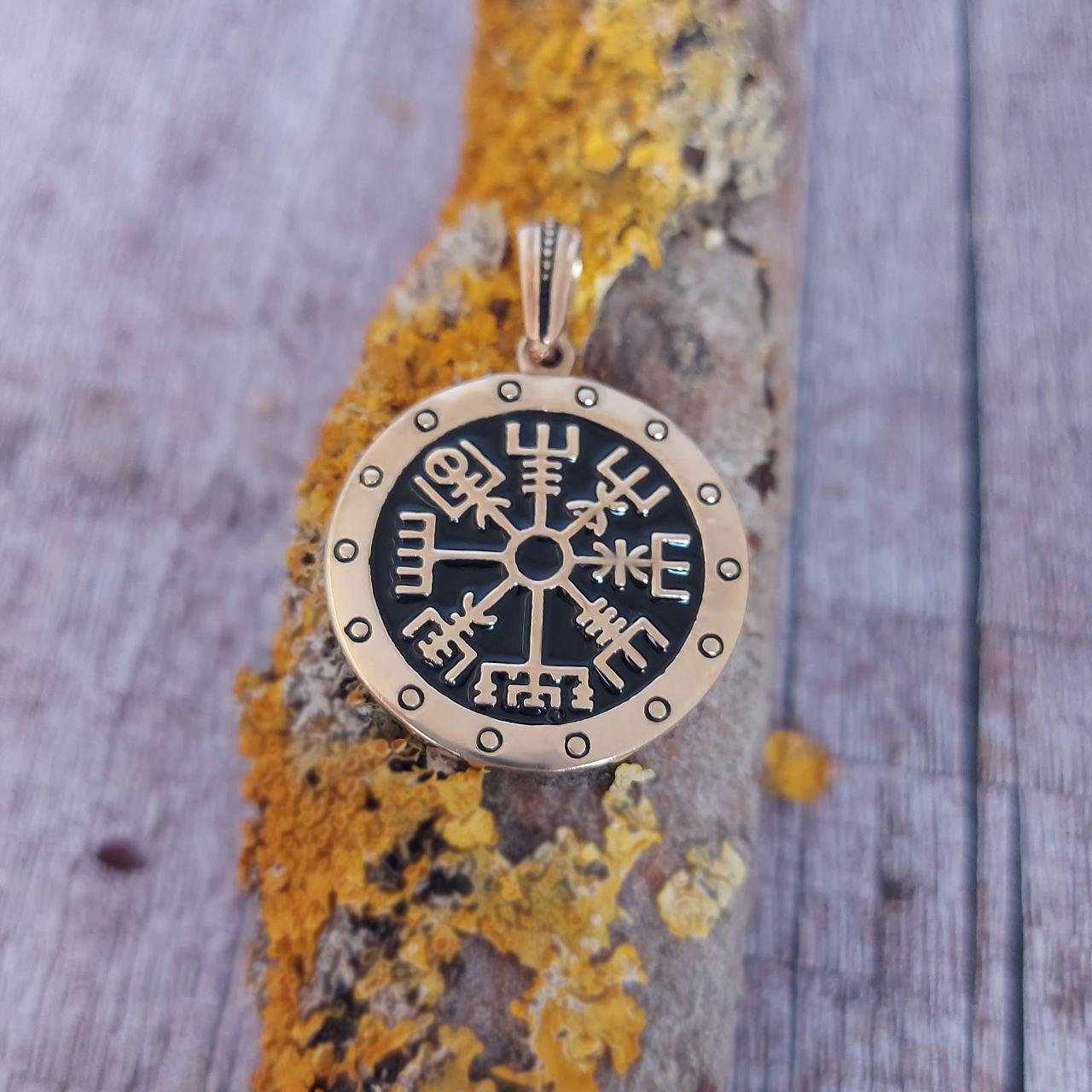 Рунічний компас, щит, Вегвісир, Vegvisir Кулон, амулет, талісман