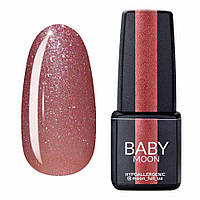 Гель-лак Baby Moon Dance Diamond No003 рожевий приглушений з чіммером, 6мл.