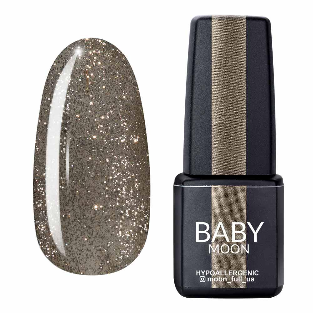 Гель-лак Baby Moon Dance Diamond No02 серебристо-золою дрібно-іммерний, 6мл.