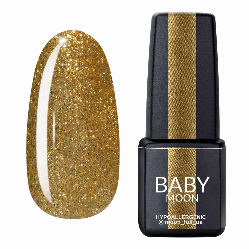 Гель-лак Baby Moon Dance Diamond No023 золотий mimerний, 6мл.