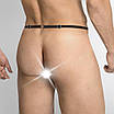 Мужські боягузи XS-2XL з синіконовою пробкою Art of Sex - Joni plug panties size S Black, фото 2