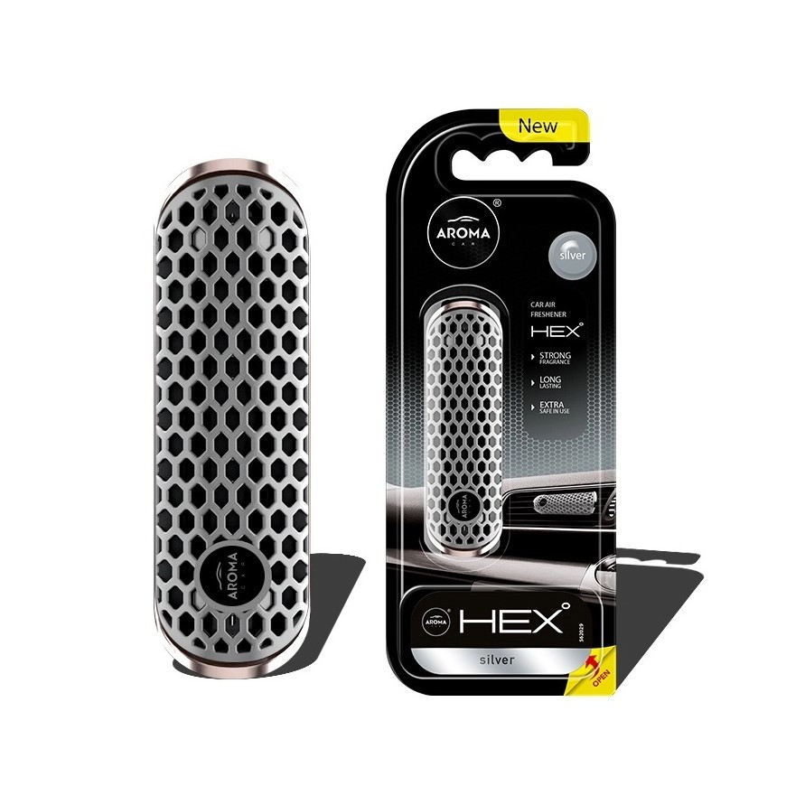Ароматизатор в авто Aroma Car HEX Silver