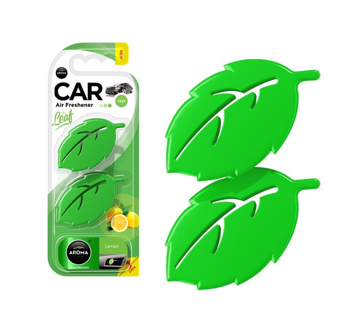 Ароматизатор в авто Aroma Car Leaf 3D Mini Лимон