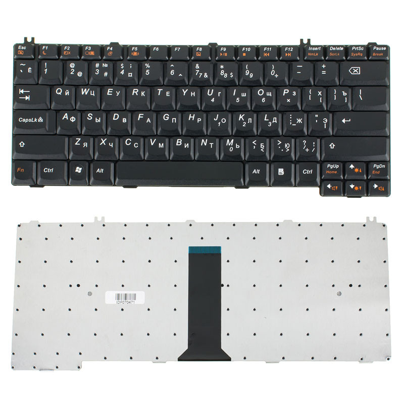 Клавіатура для ноутбука LENOVO (C460, C510, G430, G450, G530, U330, Y430, Y530, Y730) rus, black
