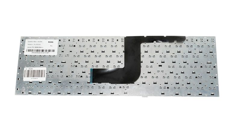 Клавіатура для ноутбука SAMSUNG (RC508, RC510, RC520, RV509, RV511, RV513, RV515, RV518, RV520) rus, black, без рамки