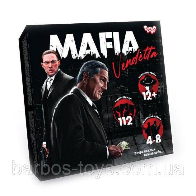 Настільна гра Danko Toys Мафія Vendetta (українська, карткова, для дорослих) MAF-01-01U