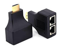 HDMI удлинитель кабель до 30м по витой паре UTP EXTENDER FULL HD 1080P