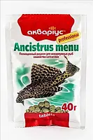 Корм Аквариус Ancistrus menu 40 г