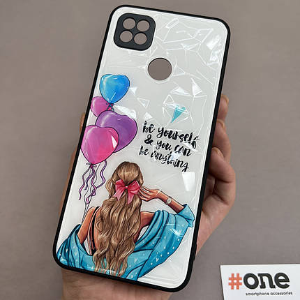 Чохол для Xiaomi Redmi 9C Ladies з принтом дівчини з 3д ефектом чохол на телефон сяомі редмі 9с білий, фото 1