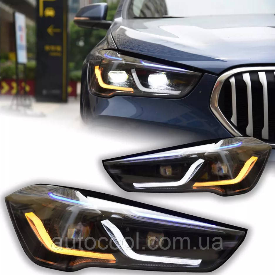 Передні тюнінг-льоду фари BMW X1 F48 F49 2016-2021 р.в. БМВ Х1