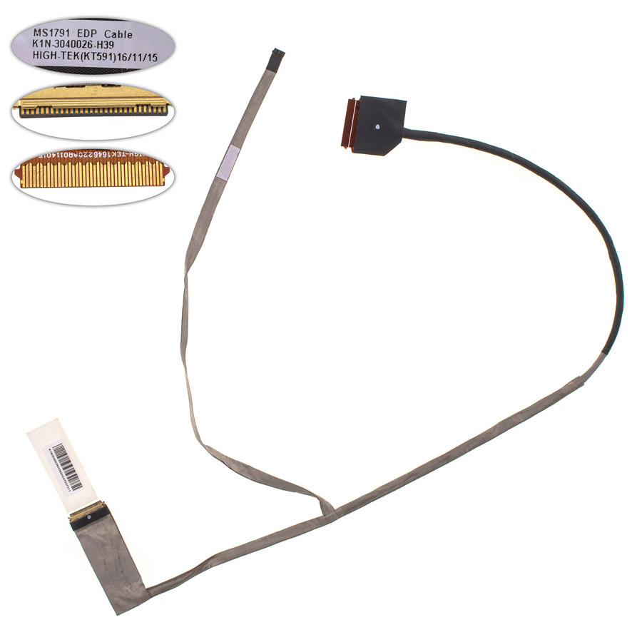 Шлейф марицы для ноутбука MSI (GE72, PE70, GT72S, MS1791), 30pin (K1N-3040026-H39), фото 1