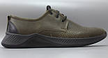 Олівкові хакі літніі кросівки чоловіче взуття великих розмірів Rosso Avangard BS SlipySHN Oliva Perf, фото 4