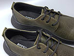 Олівкові хакі літніі кросівки чоловіче взуття великих розмірів Rosso Avangard BS SlipySHN Oliva Perf, фото 8