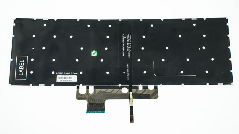 Клавіатура для ноутбука LENOVO (IdeaPad 310S-15 series) rus, black, без фрейма, підсвічування клавіш