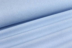 Тканина "Макарони" з дрібною смужкою блакитного кольору №410