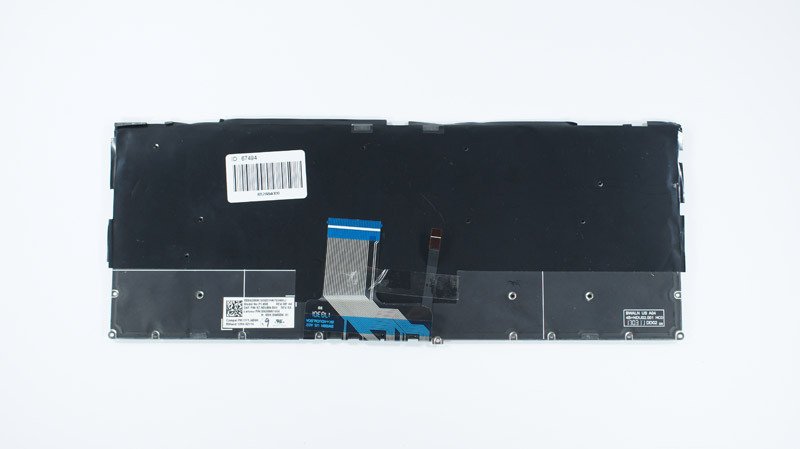 Клавіатура для ноутбука LENOVO (IdeaPad 320S-13IKB series) rus, black, без фрейма, підсвічування клавіш