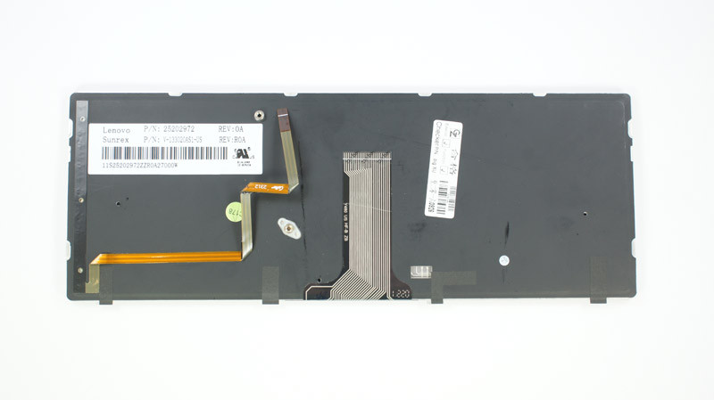 Клавіатура для ноутбука LENOVO (Y480, Y485) rus, black, підсвічування клавіш
