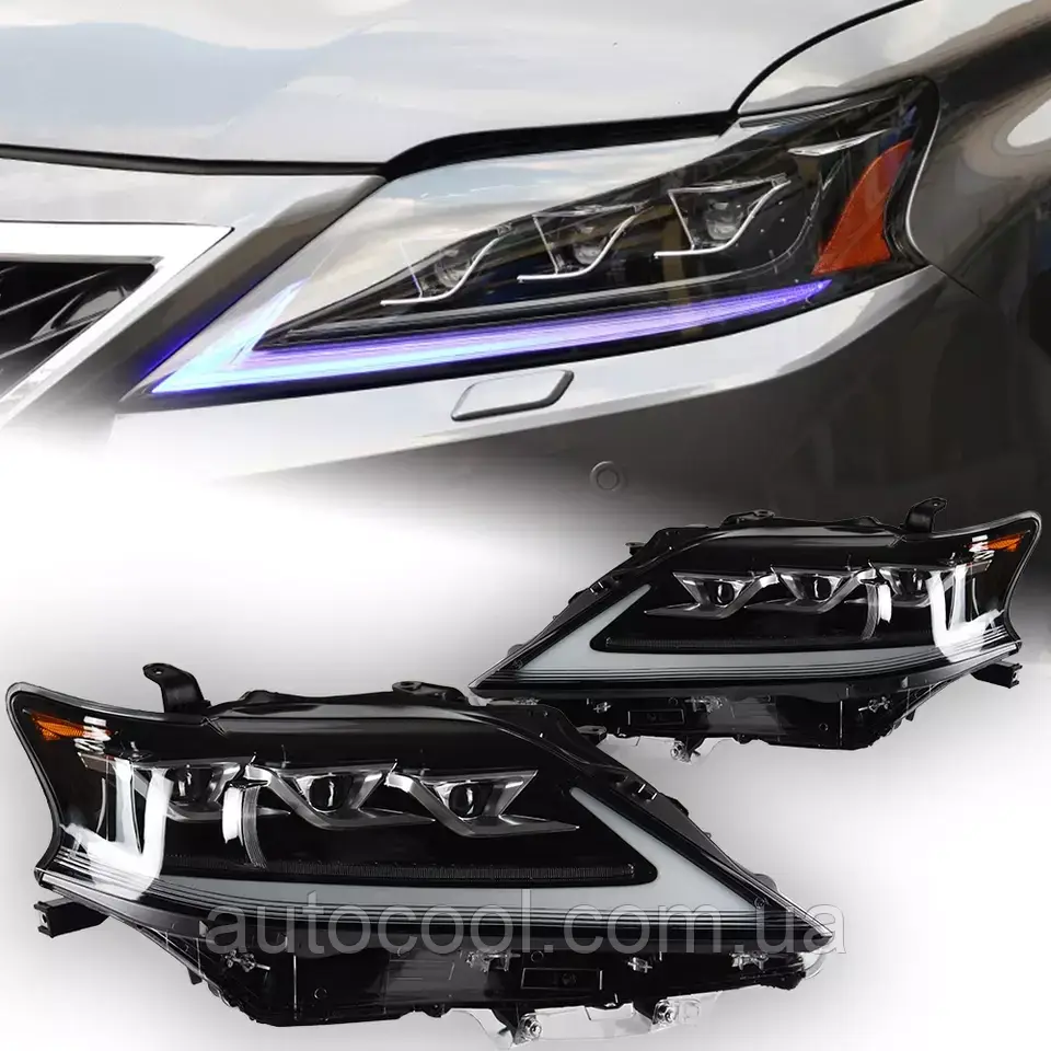 Передні лід фари Lexus RX 2013-2015 р.в. у стилі 2016+