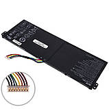 Оригінальна батарея для ноутбука ACER AP16M5J (Aspire ES1-523, ES1-532G, ES1-533, ES1-732) 7.7V 4810mAh 37Wh Black (KT.00205.006), фото 3