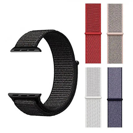Ремінець нейлоновий Sport Watch 42-44 mm Ремінці для смарт-годинника Браслет для жіночих і чоловічих розумних годинників, фото 1