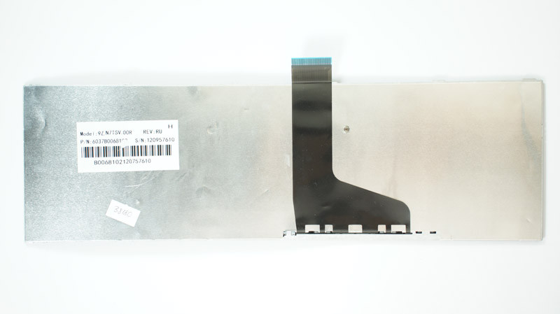 Клавіатура для ноутбука TOSHIBA (C850, C855, C870, C875) rus, black