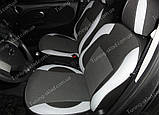 Чохли на сидіння Нісан Ноут (чохли з екошкіри Nissan Note стиль Premium), фото 3