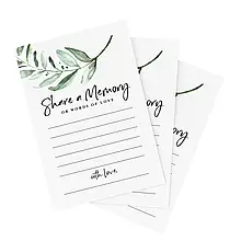 Greenery Share A Memory Cards - святкові картки запрошення