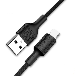 USB кабель Kaku KSC-113 USB Type-C 1m / 3.2A - Black