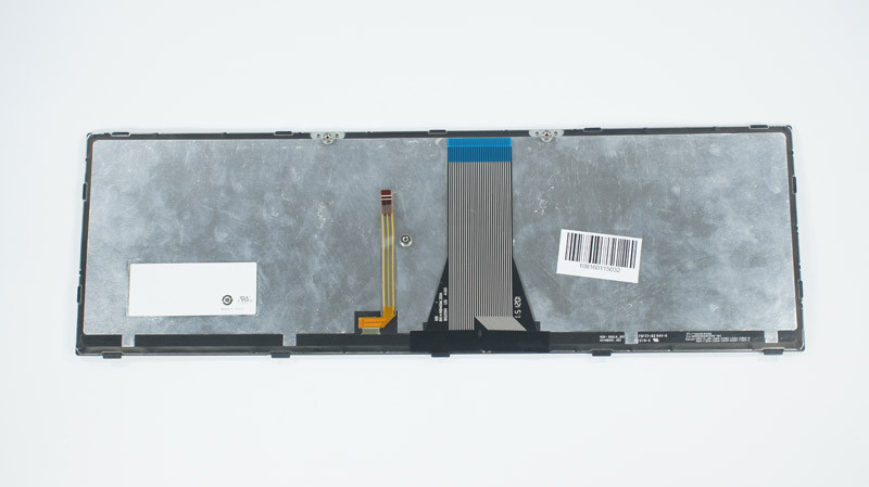 Клавіатура для ноутбука LENOVO (G50-30, G50-45, G50-70, Z50-70, Z50-75, Flex 2-15) rus, black, silver frame, підсвічування клавіш