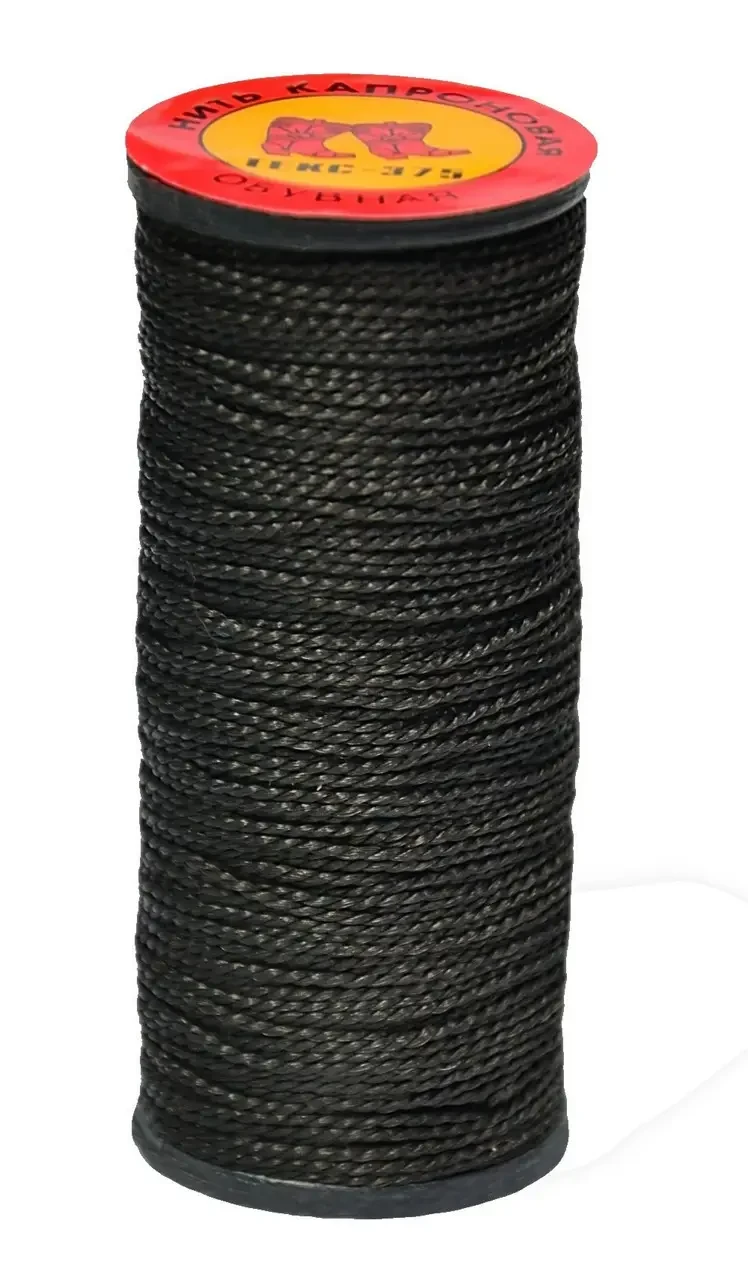 Нитка 375 ЧОРНА (min10), фото 1