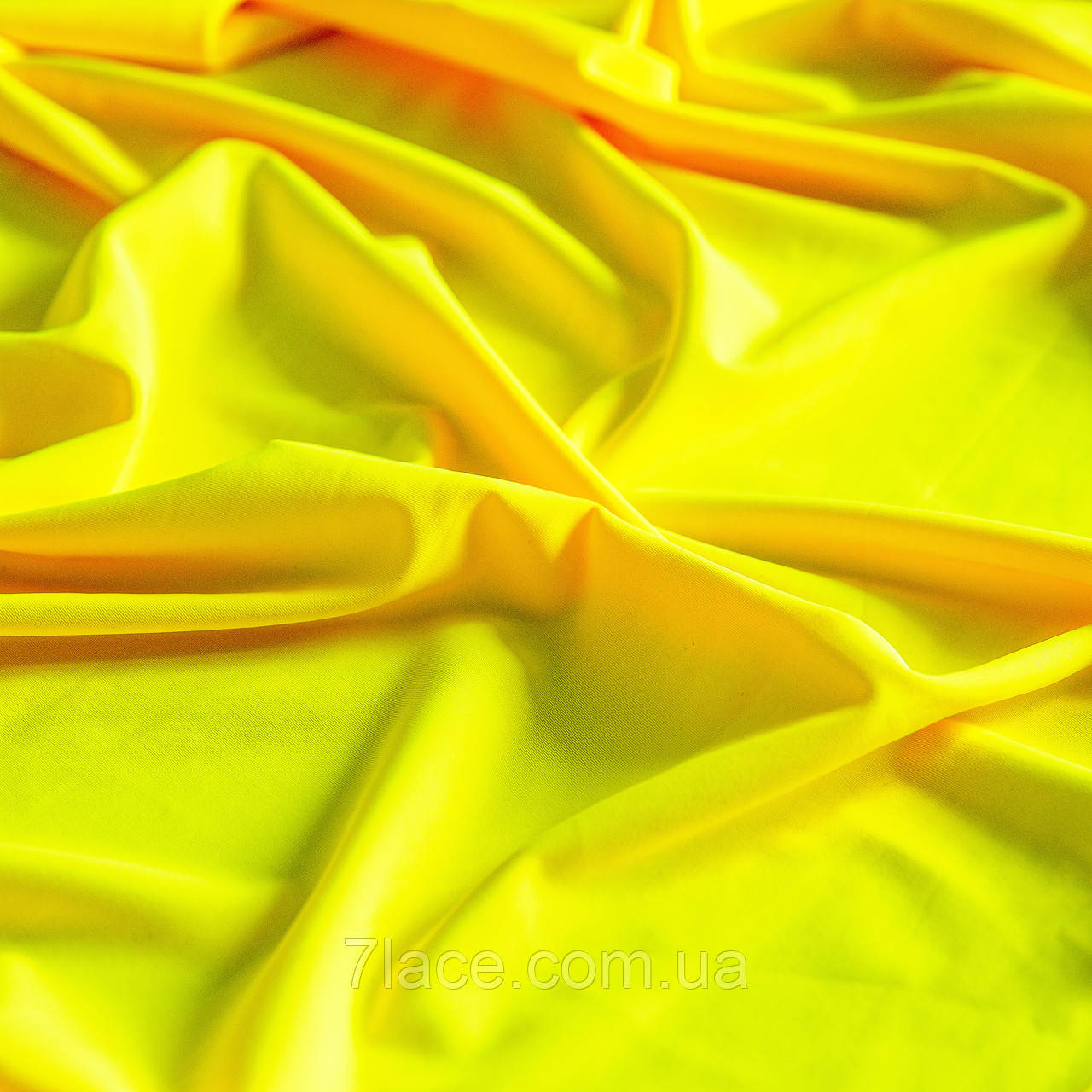 Трикотажна тканина матовий БІФЛЕКС / колір жовтий / ціна вказана за 0,5 метра, фото 1