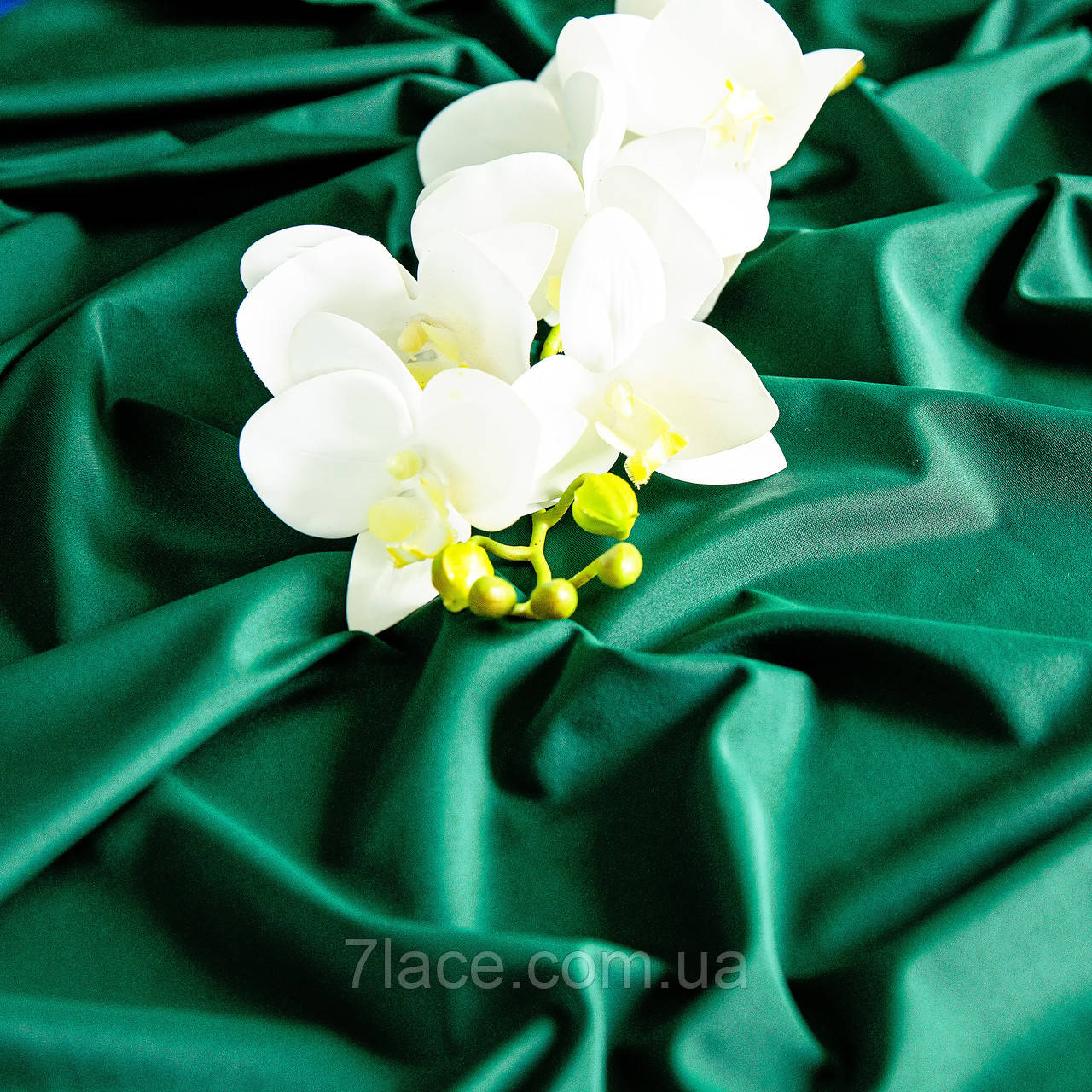 Трикотажна тканина матовий БІФЛЕКС/колір темно-зелений/розмір 0,5*1,5 м/менший від 50 см